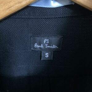 ［Paul Smith］ポールスミス 半袖 ポロシャツ 黒色 Sサイズ Y1166の画像2