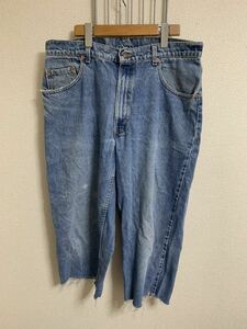 ［Levi''s］リーバイス560 米国製　デニムパンツ 八分丈　W36-L 34 Y1254