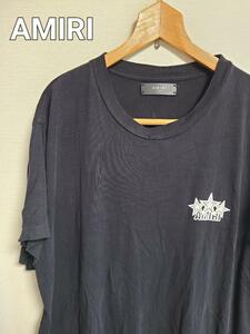 アミリ Tシャツ 半袖 星 ロゴ プリント 黒 カットソー AMIRI スター