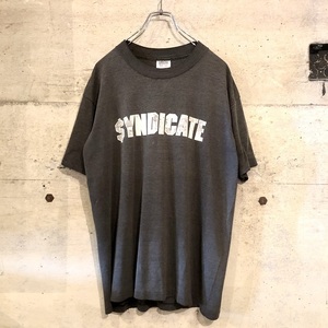 29212 ビンテージ 90s USA製 RHYME SYNDICATE Tシャツ HIPHOP ラップT ミュージックT