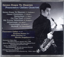 Francesco Cafiso Quartet / Seven Steps To Heaven / Venus TKCV-35374 / 24bit Hyper Mugnum Sound_画像2