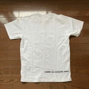 Supreme Comme des Garcons SHIRT Split Box Logo Tee 白 シュプリーム コムデギャルソン tシャツ スプリット ボックスロゴ M 18AWの画像2