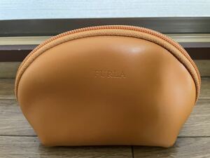 FURLA フルラ ポーチ 化粧ポーチ コスメポーチ レディース オレンジ 346-05-5