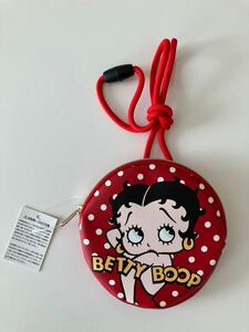 BETTY BOOP(ベティ ・ブープ)ネックパース/小銭入れ /POP/レッド/ベティ