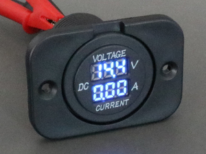 10A LED digital marine camper ship boat amperemeter voltmeter 12V car control number [AP0003H]