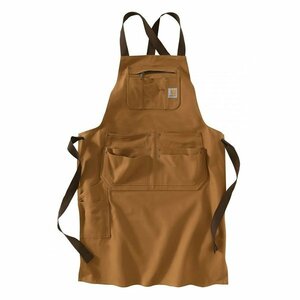 CARHARTT (カーハート) US エプロン (103439) M Apron Carhartt Brown OUTDOOR アウトドア キッチン バーベキュー BBQ