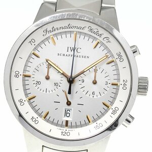 ☆ジャンク 【IWC SCHAFFHAUSEN】IWC GST クロノグラフ メカニカル IW372703 クォーツ メンズ_717257