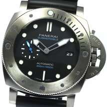 パネライ PANERAI PAM01305 ルミノール1950 サブマーシブル 3デイズ チタニオ 自動巻き メンズ 箱・保証書付き_756520_画像1