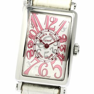 フランクミュラー FRANCK MULLER 902QZJ ロングアイランド 日本限定500本 クォーツ レディース 内箱・保証書付き_759140