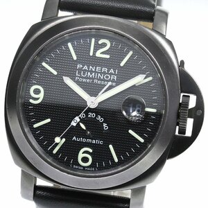 パネライ PANERAI PAM00028 ルミノール パワーリザーブ 世界1000本限定 自動巻き メンズ 保証書付き_759797【ev10】