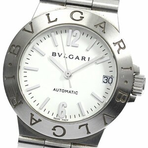 ベルト訳あり ブルガリ BVLGARI LCV29S ディアゴノ デイト クォーツ レディース _761189