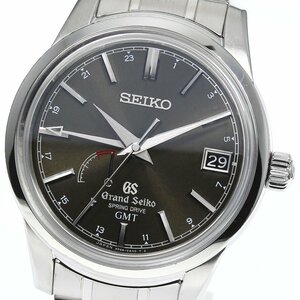 セイコー SEIKO SBGE027/9R66-0AL0 グランドセイコー GMT デイト スプリングドライブ メンズ _760386