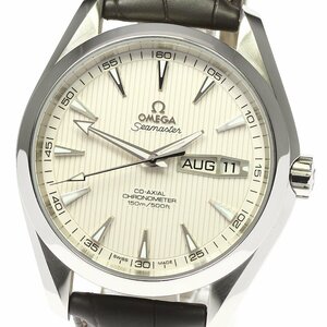 Omega Omega 231.13.43.22.02.001 Seamaster Aqua Terra Годовой календарь Автоматическое завиееющее мужское ящик и гарантия _762180