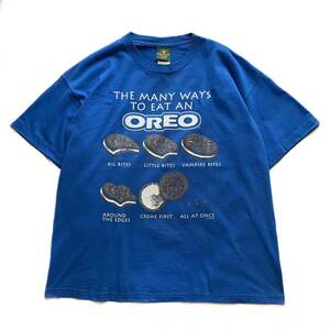 希少 USA製 90s Oreo Vintage Tee オレオ お菓子 映画 ムービー アート 企業 バンド ラップ セントマイケル ヴィンテージ ビンテージ