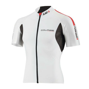 処分 ルイガノ COURSE RACE JERSEY(ジャージ) 非常に軽量かつ通気性に優れたレース設計 白 Ssiz 3820683-5V8 ゆうメール可