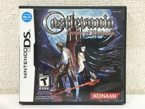 *0Z124 Nintendo DS soft overseas edition Castlevania Order of Ecclesia demon castle gong kyula. crack . stamp 0*