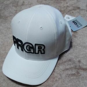 PRGR CAP/プロギア やわらかつば スタンダードキャップ PCAP-105 2022年モデル ホワイト×ブラック ゴルフ