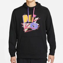 [新品]] NIKE ナイキ パーカー ドライフィットパーカー プルオーバーパーカー ジム/トレーニング DRI-FIT グラフィックロゴ Lサイズ_画像2