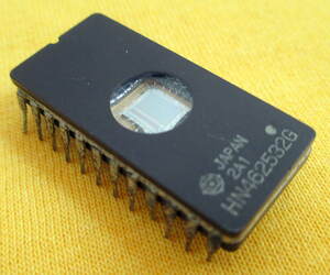 32KビットEPROM【日立】HN462532G＝２個セット(中古、消去済) 