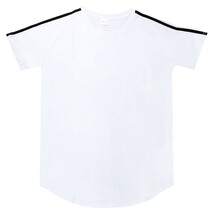 Tシャツ Mサイズ ホワイト トレーニングウェア メンズ ストレッチ 吸湿 速乾 スポーツウェア 筋力トレーニング_画像1