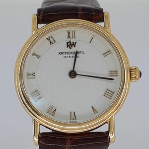 レイモンドウェイル 9516 クォーツ レディース 腕時計 K18(750)ケース ベルト・尾錠社外品 RAYMOND WEIL ◆3105/高林店 ST