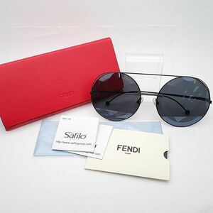  Fendi раунд Bridge рама солнцезащитные очки черный FF0285/S с футляром FENDI *3105/ высота . магазин T