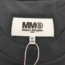 Maison Margiela S52GC0277 Tシャツ ブラック SIZE M‐L ユニセックス 未使用品 MM6 ズームロゴ メゾンマルジェラ ◆3109/宮竹店_画像3