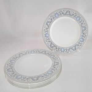 ★ ウェッジウッド ドルフィンホワイト 6Pセット 約27? Wedgwood 洋食器 プレート 中古 ◆3114/高洲店