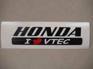 『HONDA I love VTEC』パロディステッカー　2枚組　送料込