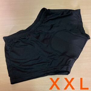 * new goods!! cycle Short inner pants 3D pad attaching XXL size black × orange *