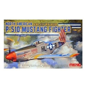 モンモデル 1/48 ノースアメリカン P-51D マスタング戦闘機 プラモデル MEN