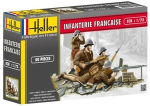 エレール 1/72 フランス歩兵セット 50体入り プラモデル