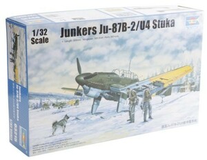 トランペッター 1/32 ドイツ軍 ユンカース Ju-87B-2/U4 シュトゥーカ 03215