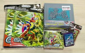 ポケモンカードゲーム スカーレットex1BOX、コレクションファイル +リフィル、デッキシールド、キャリングケース コライドン・ミライドン