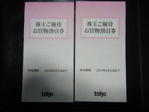 ◆送料無料◆toho　トーホー　株主優待券10000円分