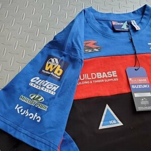 ※送料385円【正規品★本物】 新品 BUILDBASE SUZUKI ヨシムラ スズキ オフィシャル Tシャツ サイズ表記M 日本サイズL GSX-R UK限定！の画像4