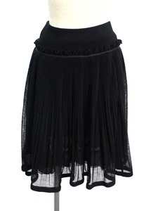 フォクシーブティック スカート Skirt ニット プリーツ 38