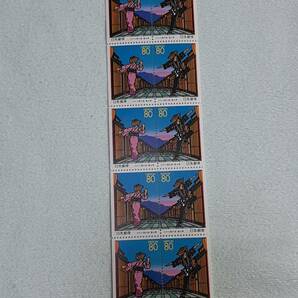 ふるさと切手 おわら風の盆（富山県）北陸-14 1997 切手シート1枚と10枚シート Gの画像4
