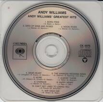 輸 Andy Williams Andy Williams' Greatest Hits◆規格番号■CK-9979◆送料無料■即決●交渉有_画像3