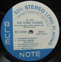 ◆ THE 3 SOUNDS / Hey There ◆ Blue Note ST-84102 (NY:VAN GELDER) ◆ V_画像3