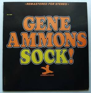 ◆ GENE AMMONS / Sock! ◆ Prestige PR 7400 (blue:VAN GELDER) ◆