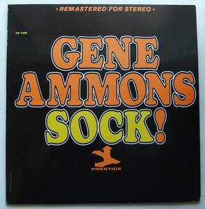 ◆ GENE AMMONS / Sock! ◆ Prestige PR 7400 (blue:VAN GELDER) ◆