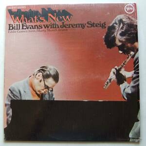 ◆ BILL EVANS with JEREMY STEIG / What's New ◆ Verve V6-8777 (MGM) ◆ W