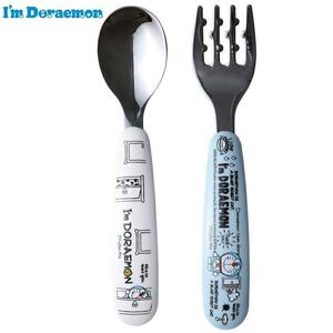  Doraemon made of stainless steel spoon & Fork set dishwasher correspondence I'm Doraemon child child Kids character ske-ta-