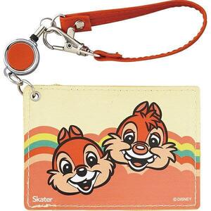  chip & Dale pass case reel attaching ticket holder ID card Disney retro ske-ta-