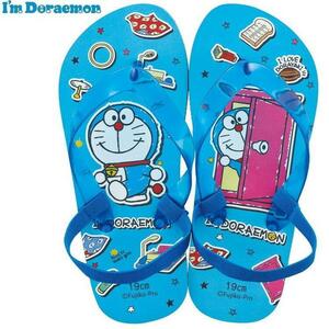 ドラえもん ビーチサンダル 19cm I'm Doraemon ステッカー 子供 子ども キッズ キャラクター スケーター