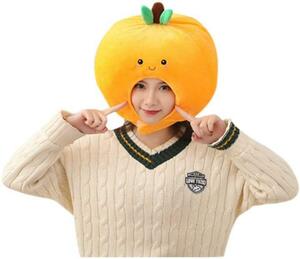  Halloween orange head gear mi can headdress orange hat .. hat orange 