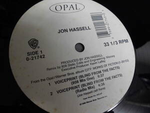 JON HASSELL/VOICEPRINT(BLIND FROM THE FACTS)/1932