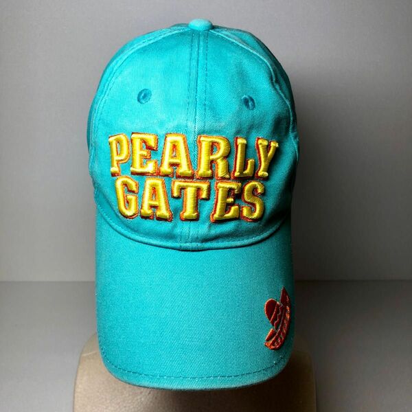 PEARLY GATES Holaキャップ　エメラルドグリーン　サイズ:フリー