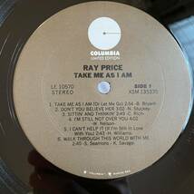【US盤】Ray Price Take Me As I Am (1968) Columbia LE 10570_画像3